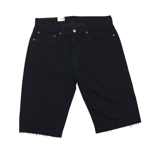Levi's Men's W34 Black Distressed Denim Shorts, NWT. - Picture 1 of 6
